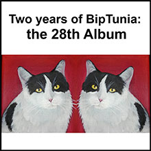 TWO YEARS OF BIPTUNIA: THE 28TH ALBUM lyric sheet