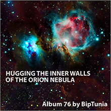 HUGGING THE INNER WALLS OF THE ORION NEBULA album cover and listen link